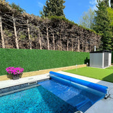 Grass Chain link Fence